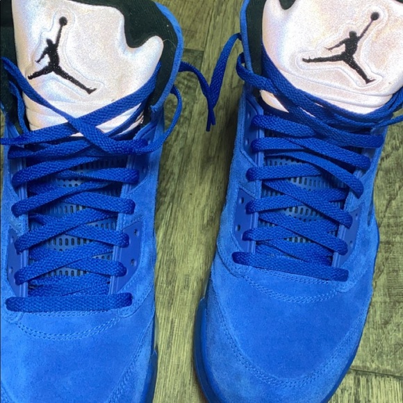 Blue Suede fives 10/10 og box and lace locks - Picture 2 of 2